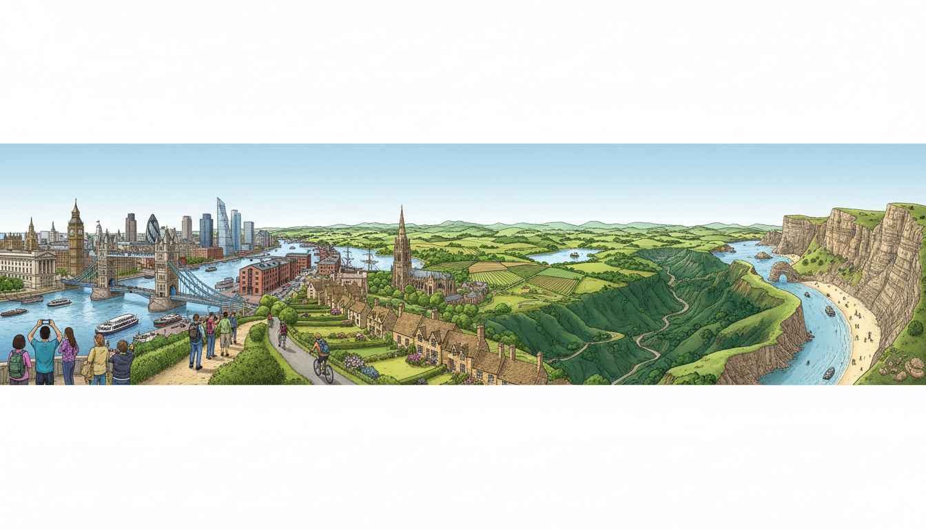 most popular places to visit in england